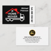 Home Verhuizen Transport Trucker Visitekaartje (Voorkant / Achterkant)