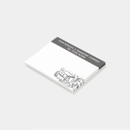 Home Verhuizingen, Huisopruiming en Vervoer Post-it® Notes (Schuin)