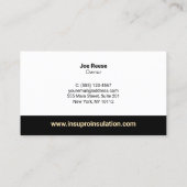 Home Verwesteringsisolatie Aannemer I Visitekaartje (Achterkant)