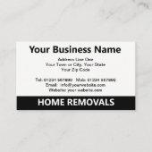 Home Verwijderingen QR Code Visitekaartje (Voorkant)