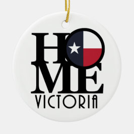 HOME Victoria Texas Keramisch Ornament