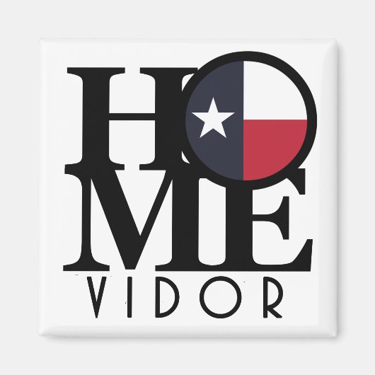 HOME Vidor Texas Magneet (Voorkant)