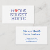 Home-Visitekaartje Visitekaartje (Voorkant / Achterkant)