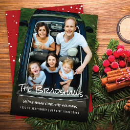 Home voor de Feestdagen die een aankondigingskaart Feestdagenkaart