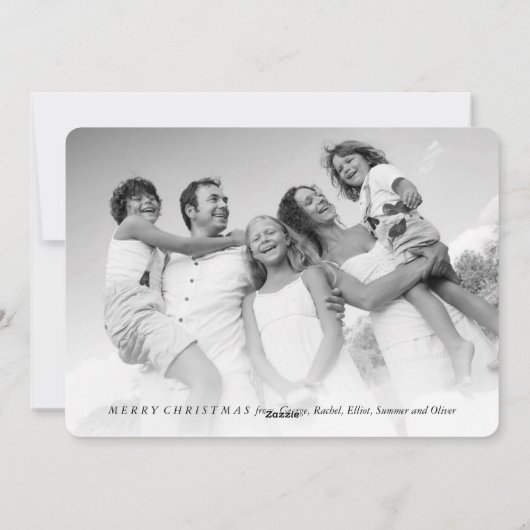 Home voor de Feestdagen die een aankondigingskaart Feestdagenkaart (Achterkant)