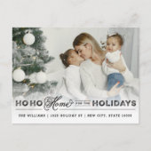 Home voor de Feestdagen Foto Moving Announge Briefkaart (Voorkant)