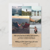 Home voor de Feestdagen Fotocollage Kerst Feestdagenkaart (Voorkant)