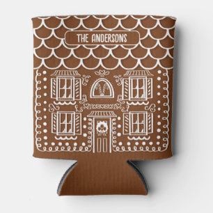 Home voor de Feestdagen Gepersonaliseerde peperkoe Blikjeskoeler