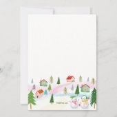 Home voor de Feestdagen Housewarming Party Kaart (Achterkant)