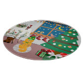 Home voor de Feestdagen Illustratie Snijplank (Hoek)