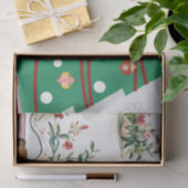 Home voor de Feestdagen Illustratie Tissuepapier (Geschenk)