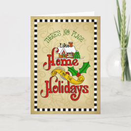 Home voor de Feestdagen Kaart
