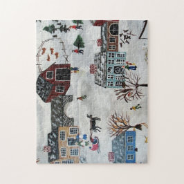 Home voor de feestdagen legpuzzel