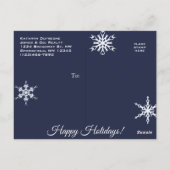 Home voor de Feestdagen op maat Briefkaart (Achterkant)