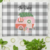 Home voor de Feestdagen Persoonlijke keukenhanddoe Theedoek (Gevouwen)