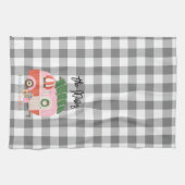 Home voor de Feestdagen Persoonlijke keukenhanddoe Theedoek (Horizontaal)