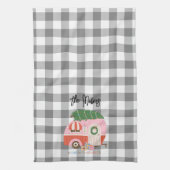 Home voor de Feestdagen Persoonlijke keukenhanddoe Theedoek (Verticaal)