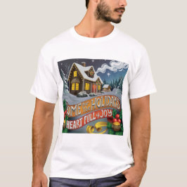 Home voor de Feestdagen: pure vreugde T-shirt