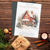 Home voor de Feestdagen Verplaatsingsaankondiging Kaart