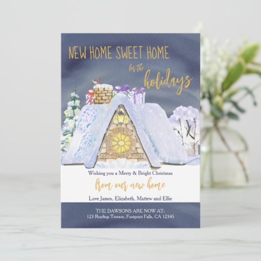 Home voor de kersttop van de Feestdagen Aankondiging (Staand voorkant)