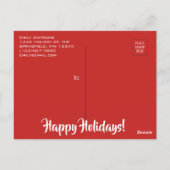 Home voor Feestdagen Briefkaart (Achterkant)