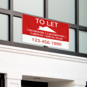 Home voor huur door huiseigenaar spandoek (Buitenkant Gebouw)