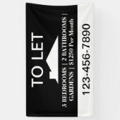 Home voor huur door huiseigenaar spandoek (Verticaal)