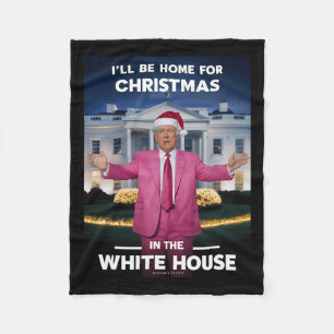 Home Voor Kerstman Grappig Trump Xmas Pyjama Fleece Deken