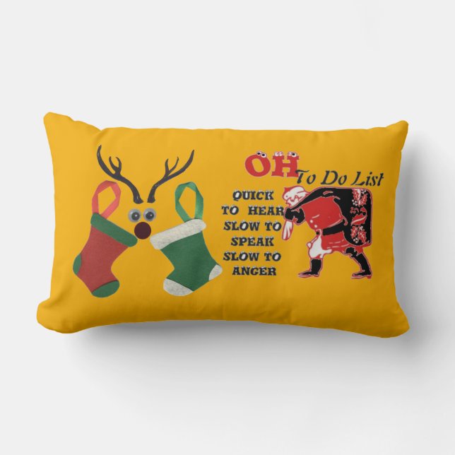 Home voor Kerstmis om aanbiedingen te doen Kussen (Voorkant)