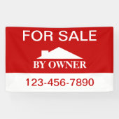 Home voor verkoop door huiseigenaar spandoek (Horizontaal)