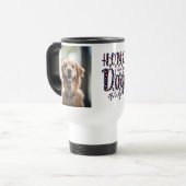 Home Waar Hond is Fotocollage Reisbeker (Voorkant links)