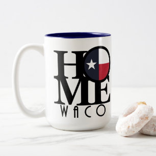 HOME Waco Texas 15oz Two-Tone Coffee Mok