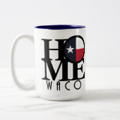 HOME Waco Texas 15oz Two-Tone Coffee Mok (Links)