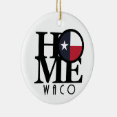 HOME Waco Texas Keramisch Ornament (Rechts)
