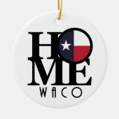 HOME Waco Texas Keramisch Ornament (Voorkant)