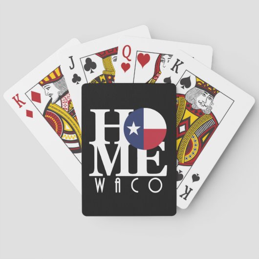 HOME Waco Texas Pokerkaarten (Achterkant)