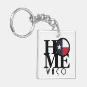 HOME Waco Texas Sleutelhanger (Voorkant Links)
