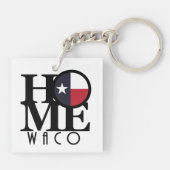 HOME Waco Texas Sleutelhanger (Achterkant)