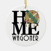 HOME Wagoner Oklahome Keramisch Ornament (Voorkant)