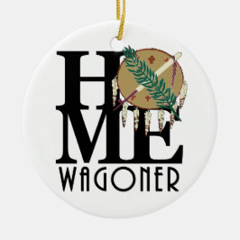 HOME Wagoner Oklahome Keramisch Ornament
