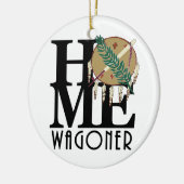 HOME Wagoner Oklahome Keramisch Ornament (Links)
