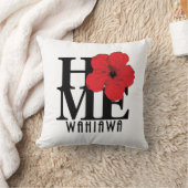 HOME Wahiawa Red Hibiscus Kussen (Deken)