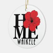 HOME Waikele Hawaï Keramisch Ornament (Links)
