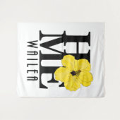 HOME Wailea Yellow Hibiscus Wandkleed (Voorkant (horizontaal))