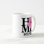 HOME Waimalu roze 11oz Koffiemok (Voorkant rechts)