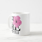 HOME Waimalu roze 11oz Koffiemok (Voorkant links)
