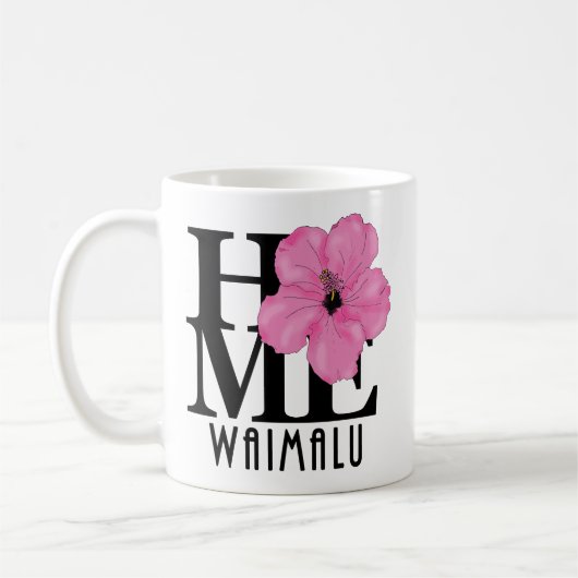 HOME Waimalu roze 11oz Koffiemok (Links)