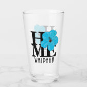 HOME Waipahu, blauw Glas (Achterkant)