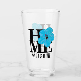 HOME Waipahu, blauw Glas