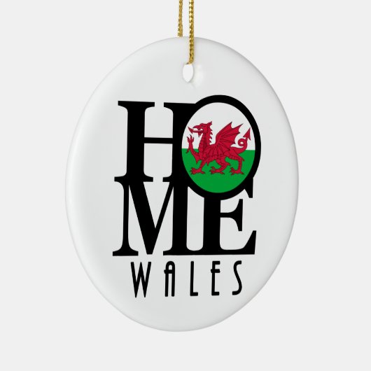 HOME Wales Keramisch Ornament (Rechts)